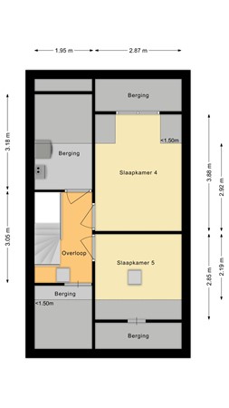 Floorplan - Dokter Schreuderstraat 83, 2471 PR Zwammerdam